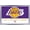 Silver Framed Version, variant on NBA Los Angeles Lakers - Logo 21 Wall Poster, 22.375" x 34"