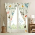 thumbnail image 4 of Funny Animal Curtains Cute Duck Rabbit Pig 30%-50% Blackout Curtains, Farm Animal Curtains & Drapes Kawaii Bird Horse Cow Bedroom Curtains, Cartoon Farmhouse Lodge Cabin Window Treatments Room Decor, 4 of 5
