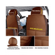 thumbnail image 5 of Funda Asientos Universal De Lujoso Cuero Para Carro Vehículo Lab.G Café, 5 of 5