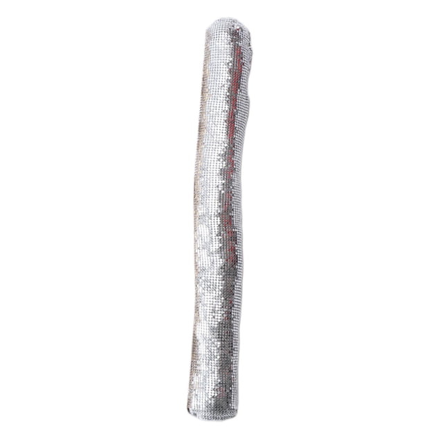 Tela de lentejuelas de Metal negro plateado dorado brillante 3mm 45Cmx150cm tela de lentejuelas de Metal accesorios de usos múltiples para coser Plata Gloria Tela de malla de lentejuelas