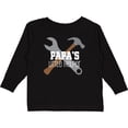 thumbnail image 3 of Inktastic Papa Little Helper Boys Long Sleeve Toddler T-Shirt, 3 of 5