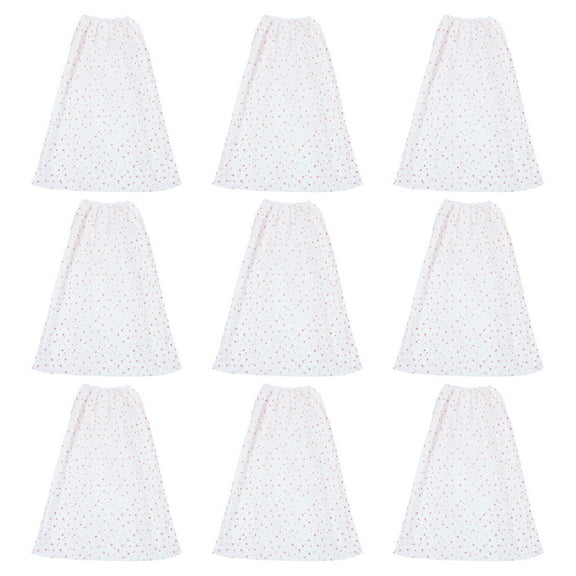 Beaupretty Non-Woven Fabric Bath Skirt White Comfortable for Females 10Pcs