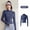 Fragrant whale Blue, variant on Spring and Autumn Sports Jacket for Women, Long Sleeve Tight-fitting Running Fitness Yoga Top Jacket