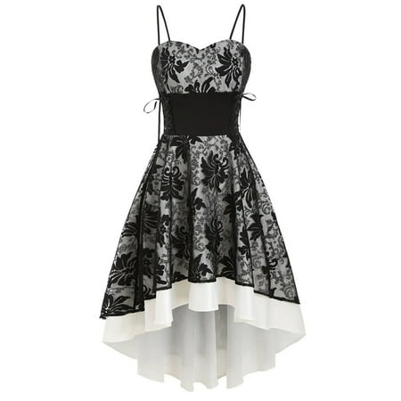 

Plus Size Punk Dress for Women Gothic Lace Spaghetti Strap Camisole Victorian Irish Traditional Ball Gown with Corset