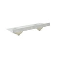 thumbnail image 6 of Demetrius Contemporary 60" Wood Double Sink Bathroom Vanity with Marble Counter Top, 6 of 14