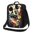 thumbnail image 1 of Mickey Mouse Sac à Lunch, Boîte à Lunch Isolée, Réutilisable avec Poches Latérales pour Travail, École, Pique-Nique, Randonnée, Voyage, Enfants, Hommes et Étudiants de Plus de 3 Ans, 1 of 8