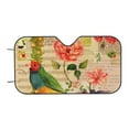 thumbnail image 7 of Balery Vintage Bird Print Car Windshield Sun Shade,Windshield Sunshade for Car Pickup Truck SUV Accessories-Medium, 7 of 7