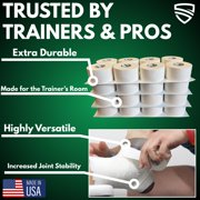 3-Pack SHIELD Athletic Tape – 1.5 Inches x 15 Yards - Made in USA (White)