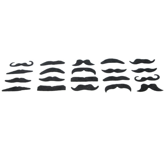 Fake Beard Hair, Hairy Black Mustaches Self Adhesive Mustaches False Beard Lint For Holiday Dresses For Party Carnival