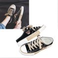 thumbnail image 2 of Chaussures en Toile Motif Ours Mignon Femmes Mode Décontractée Bas Lacets Espadrilles pour Magasinage Rendez-Vous, 2 of 5
