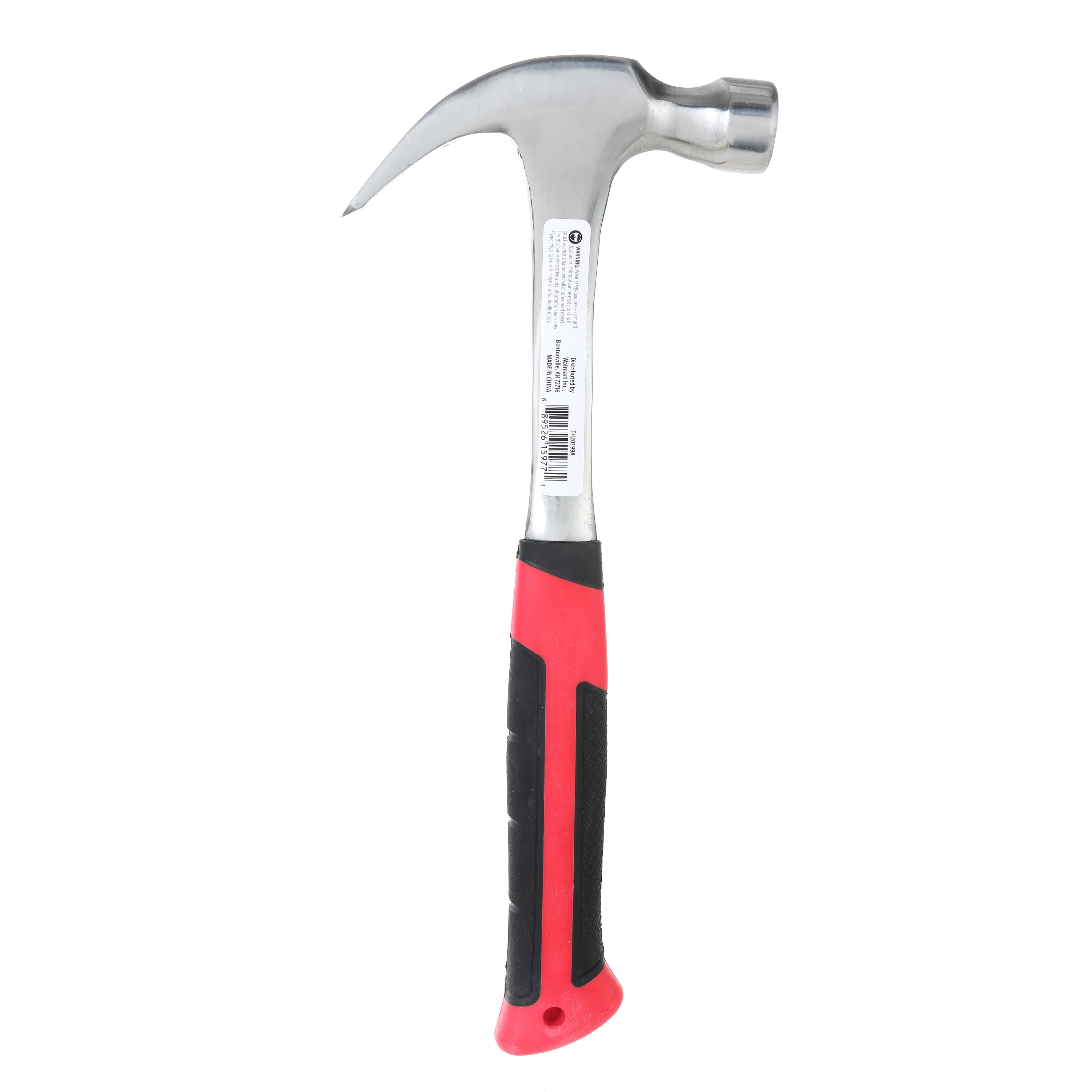 Hyper Tough 20 oz. Steel Shaft Claw Hammer with Comfort Grip TH20199A - image 5 of 12