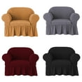 thumbnail image 4 of CAROOTU High Elastic Sofa Cover All-Protection Solid Color Non-slip Universal Fabric, 4 of 5