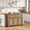 Dark Oak, variant on 45" High-Leg Rattan Sideboard Buffet, Boho Farmhouse Credenza with 3 Doors, 2 Drawers and Adjustable Shelves for Multi-Room Storage
