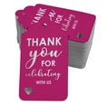 thumbnail image 1 of Inkdotpot Silver Foil Paper Hang Tags ThankYou For Celebrating With Us Bridal Shower-Baby Shower-Retirement-Wedding-Birthday Favor Tags 100 Pack, 1 of 6