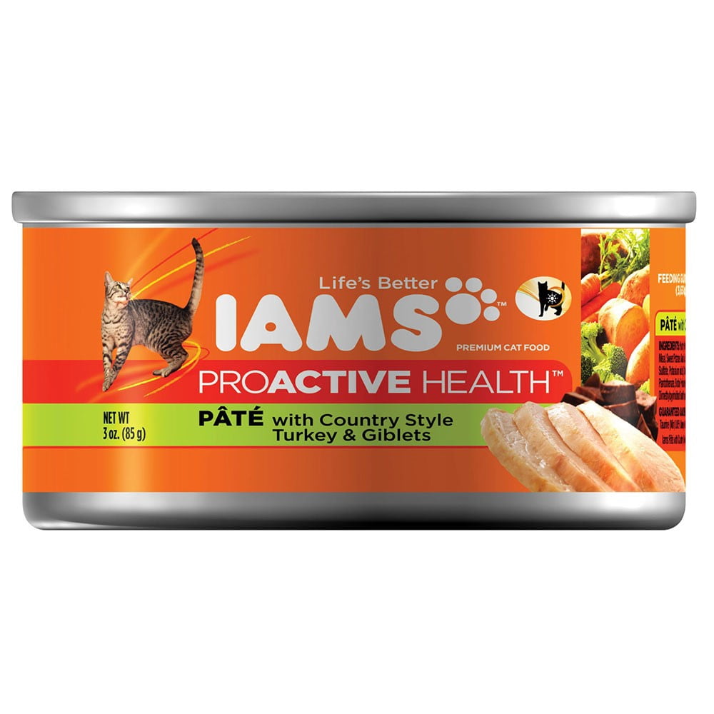Iams ProActive Health Filets Salmon in Sauce Wet Cat Food, 3 Oz