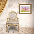 thumbnail image 3 of Wilson, Emily M. 18x13 Gold Ornate Wood Framed with Double Matting Museum Art Print Titled - Sarytag-Sughd Province-Tajikistan Field of pink wildflowers in sunshine, 3 of 4
