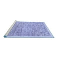 thumbnail image 2 of Ahgly Company Machine Washable Indoor Rectangle Abstract Blue Modern Area Rugs, 6' x 9', 2 of 4