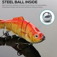 thumbnail image 2 of 5 Uds Señuelo De Natación Segmento Multiarticulado 3D Cebo Duro Realista Cebo De Pesca Anzuelos De Pesca Cebo Artificial Wobbler Cebo, 2 of 7