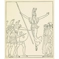 thumbnail image 2 of Padraic Colum 15x17 Gold Ornate Wood Frame and Double Matted Museum Art Print Titled - The Children's Homer Pl 61 (1918), 2 of 4
