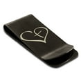 thumbnail image 2 of Stainless Steel Cross My Heart Engraved Money Clip Credit Card Holder, 2 of 2