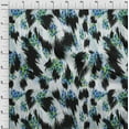 thumbnail image 4 of oneOone Polyester Lycra Green Fabric Animal Skin Dress Material Fabric Print Fabric By The Yard 56 Inch Wide, 4 of 6