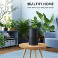 thumbnail image 2 of FULMINARE Bedroom Air Purifier - H13 True HEPA Filter, Quiet with Night Light (Black) (2 Packs), 2 of 8