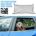 thumbnail image 2 of Unique Bargains 120x70cm Universal Car Window Pet Gate Puppy Ventilation Grille Mesh Vent Guard Black for Pet Travel, 2 of 6