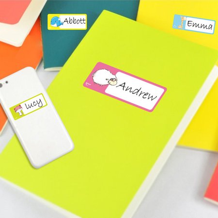 - Printed Iron-On Name Labels Personalised School Quality Tape Tags For Schools
