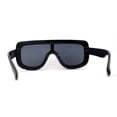 thumbnail image 2 of Large Rhinestone Show Sign Racer Shield Oversize Sunglasses Black Purple, 2 of 4