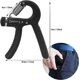 thumbnail image 3 of KAIYANG 2 ejercitadores de fuerza de agarre de mano, resistencia ajustable de 5 a 60 kg (negro y gris), 3 of 5