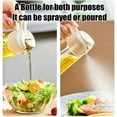 thumbnail image 2 of Oil Dispenser For Kitchen Spray, Oil Dispenser For Kitchen Spray And Pour, 2 In 1 Oil Sprayer And Dispenser For Cooking, 470ml Oil Mister Spray Bottle (Black), 2 of 5