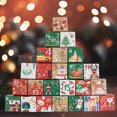 thumbnail image 3 of 24Pcs Christmas Candy Box Cartoon Pattern Christmas Calendar Numbers Holiday Surprise Cute Gift Box for Party, 3 of 9