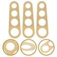 thumbnail image 3 of Regla para pasta de acero inoxidable de 3 piezas, 4 agujeros, para medir fideos, 3 of 5