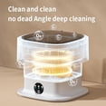 thumbnail image 3 of Portable Washing Machine, 10L Large Capacity Foldable Washing Machine ,Mini Washing Machine with 3 Modes Deep Cleaning for Underwear,Underpants,Socks,Baby Clothes,Pet Supplies-Grey, 3 of 7