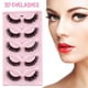 thumbnail image 4 of Fox Style Makeup Slanted Tail Eyelashes 3D Lash Thick Volume Long Wispy Lashes for Women and Young Girls, 4 of 5