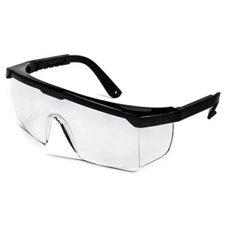 Safety Glasses with Full Front, Side and Top Protection - Meets ANSI