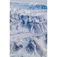 thumbnail image 2 of Su, Keren 23x32 Black Ornate Wood Framed with Double Matting Museum Art Print Titled - Aerial view of snow covered mountain range-Alaska-USA, 2 of 4