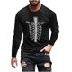 thumbnail image 2 of Blusas y camisas de manga larga con cuello redondo para hombre, moda informal, estampado, deportivas, de manga larga, cuello redondo, blusas, camisas para hombre, blusa de poliéster, 2 of 5