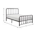 thumbnail image 2 of Lexicon Larkspur Classic Metal Platform Bed, Full, Dark Bronze, 2 of 4