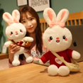 thumbnail image 2 of Rabbit Plush Toy Shop Window Decoration Toy White Rabbit Animal Plush Stuffing with Long Ears heqiyong LED, 2 of 2