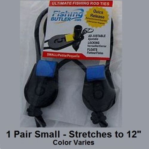2pk Small FISHING BUTLER - The Ultimate Tie Down, Bungee, Strap - Great for keeping your fishing rods organized.