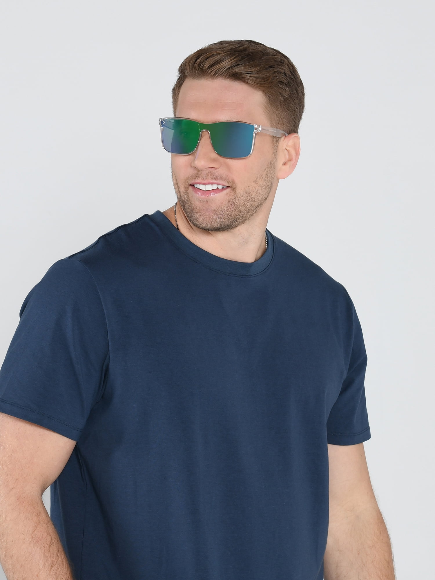 Panama Jack x Foster Grant Grey Full-Rim Men's Sunglasses