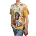 thumbnail image 4 of Welcome Fall English Springer Spaniel Enjoys School Time Autumn Fall Leaves All Over Print 3D Shirt Unisex Merch Springers Dog Lover Gifts - 02013, 4 of 6
