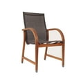 thumbnail image 5 of Amazonia Bahamas 9 Piece Adult Contemporary Wood Eco-Friendly Dining Table with Chair Brown, 5 of 14