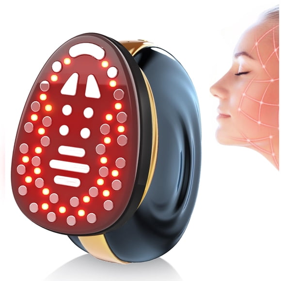 Dispositivo facial multifuncional de microcorriente FSA HSA Elegible Fotón inteligente Dispositivo de microcorriente Estiramiento facial eléctrico Terapia de luz Cuidado de la piel Máquina de belleza