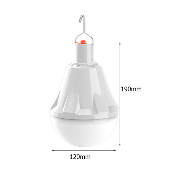 Bombilla LED de emergencia recargable Luz Portátil para barbacoa Camping ahorro Wdftyju de energía para el hogar Patio porche senderismo