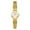 Gold white, variant on Women's Quartz Watch Stainless Steel Mesh Strap Elegant Ladies Wrist Watch