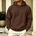 thumbnail image 3 of Goodtrade8 Men's Hoodies Sweatshirt Hooded Athletic Pullover Sweatshirt Soft Print with Pocket Long Sleeve Casual Mens Sweatshirts Winter, 3 of 7