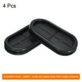 thumbnail image 3 of 4pcs Rubber Grommet Mount Size 85 x 38 mm Oval Double-Sided Wire Seal Protection, 3 of 5