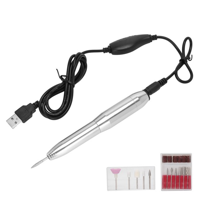 Máquina para decoración de uñas, taladro para uñas, bolígrafo pulidor eléctrico de aluminio, máquina pulidora de uñas, respuesta rápida